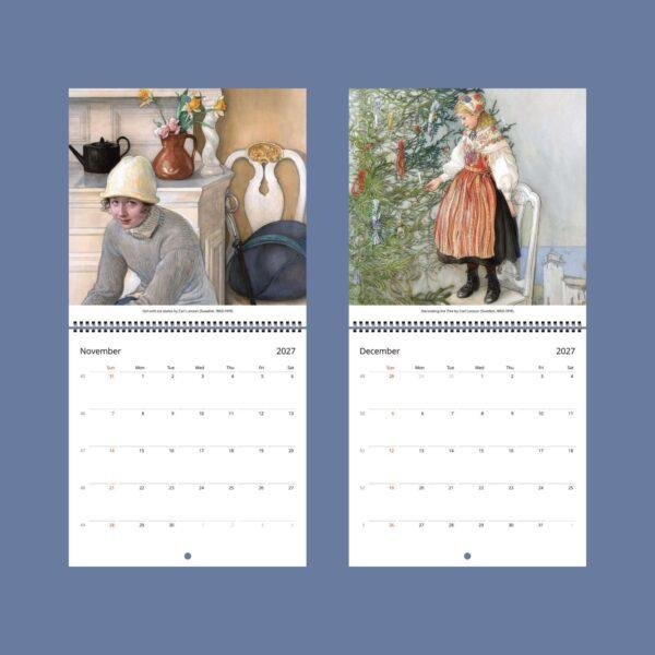 Carl Larsson Wall Calendar