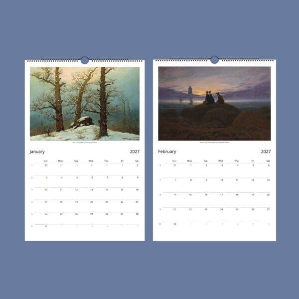 Caspar David Friedrich Wall Calendar