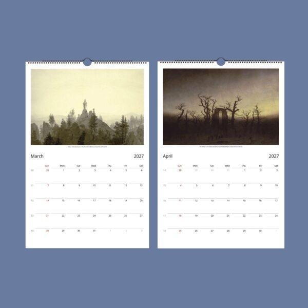 Caspar David Friedrich Wall Calendar