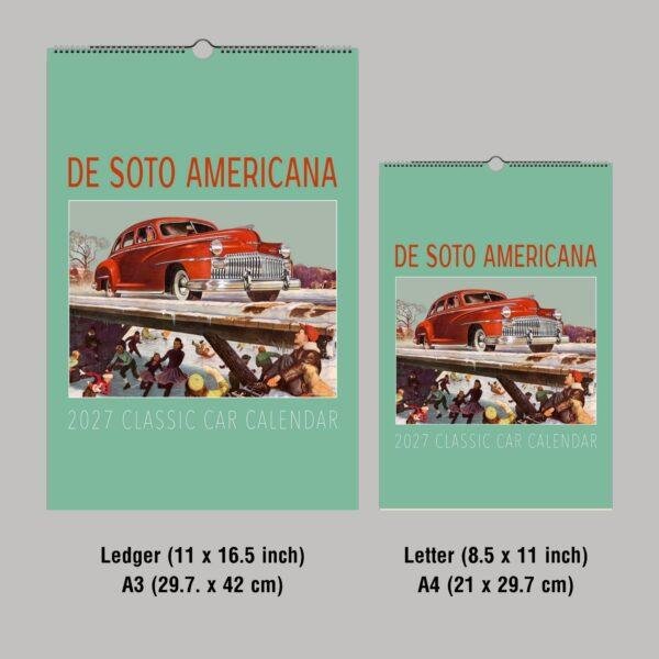De Soto Americana 2027 Classic Car Calendar two sizes