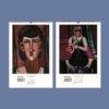 2027 wall calendar featuring expressionist paintings for January February