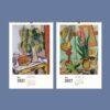Two 2027 wall calendars featuring still life paintings
