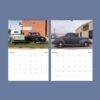 2027 wall calendar featuring vintage classic cars photography