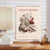 Veins of Crimson 2027 wall calendar with classical artwork