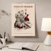 Veins of Crimson 2027 wall calendar with classical art collage