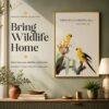 Botanical Parrot Print