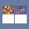 Art Deco Butterfly Wall Calendar