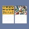 Art Deco Butterfly Wall Calendar