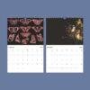 Art Deco Butterfly Wall Calendar