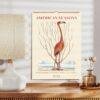 2027 American Seasons wall calendar featuring flamingo illustration