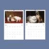 2027 wall calendar featuring classic animal paintings for March and April