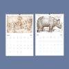 2027 wall calendar featuring Albrecht Dürer Renaissance artworks