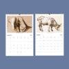 2027 wall calendar featuring Albrecht Dürer drawings for September October