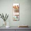 Birthday calendar with macaron cake hanging on wall