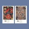 2027 wall calendar featuring vintage floral and bird artwork