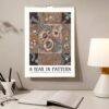 A Year in Pattern 2027 vintage textile wall calendar