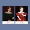 Two 2027 wall calendars featuring American folk art portraits