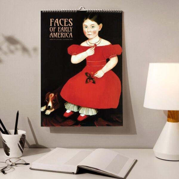 Faces of Early America 2027 wall calendar featuring Ammi Phillips portrait