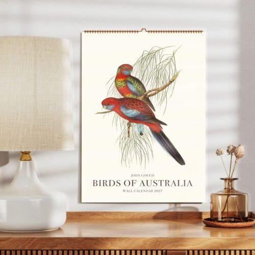 Bird Watching John Gould Wall Calendar