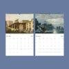 Mediterranean Art Wall Calendar – Luigi Mayer, Ancient Empire Illustrations, Semi-Glossy Paper