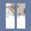 November and December 2027 wall calendars with aesthetic photos