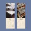 Record Player Wall Calendar