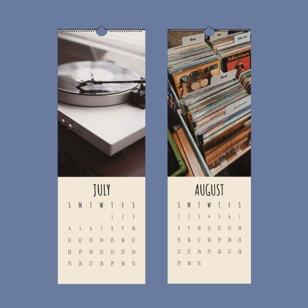 Record Player Wall Calendar