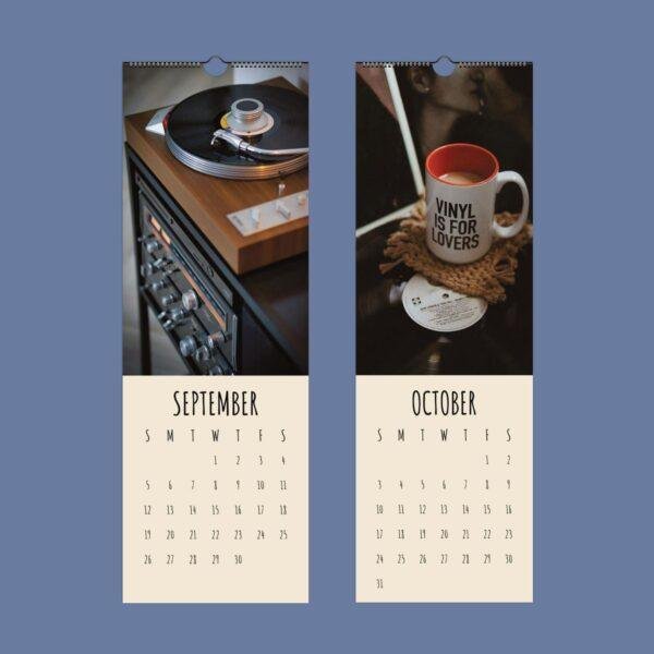 Record Player Wall Calendar