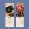 Record Player Wall Calendar
