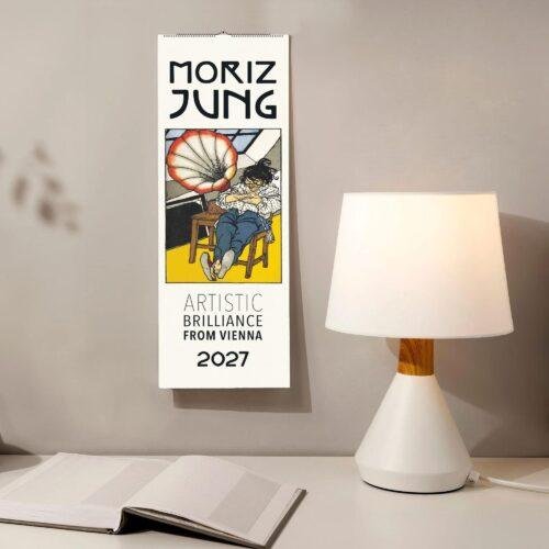 Moriz Jung 2027 wall calendar featuring Viennese art illustration