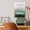 Grace Space Pace 2027 classic car wall calendar above desk