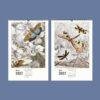 2027 wall calendar featuring vintage insect botanical illustrations
