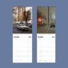 Two 2027 wall calendars featuring Soviet-era cars