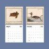 2027 wall calendar featuring vintage animal illustrations