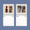2027 wall calendar July August African cultural portrait photos