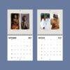 2027 wall calendar featuring African women in traditional attire