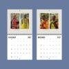 2027 wall calendar featuring Maasai women in traditional attire