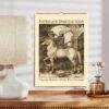 2027 Albrecht Dürer wall calendar featuring horse engraving