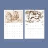 2027 wall calendar featuring Albrecht Dürer Renaissance drawings