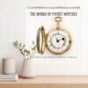 2027 Wall Calendar featuring antique pocket watches collection