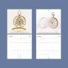 2027 wall calendar featuring antique pocket watches November December