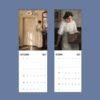 2027 wall calendar featuring classical paintings for September and October