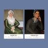 2027 wall calendar featuring classic portrait paintings of women