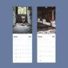 2027 wall calendar featuring abandoned building photography