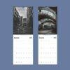 2027 wall calendar featuring abandoned buildings for November December