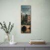 Amsterdam Awaits 2027 wall calendar hung in modern room