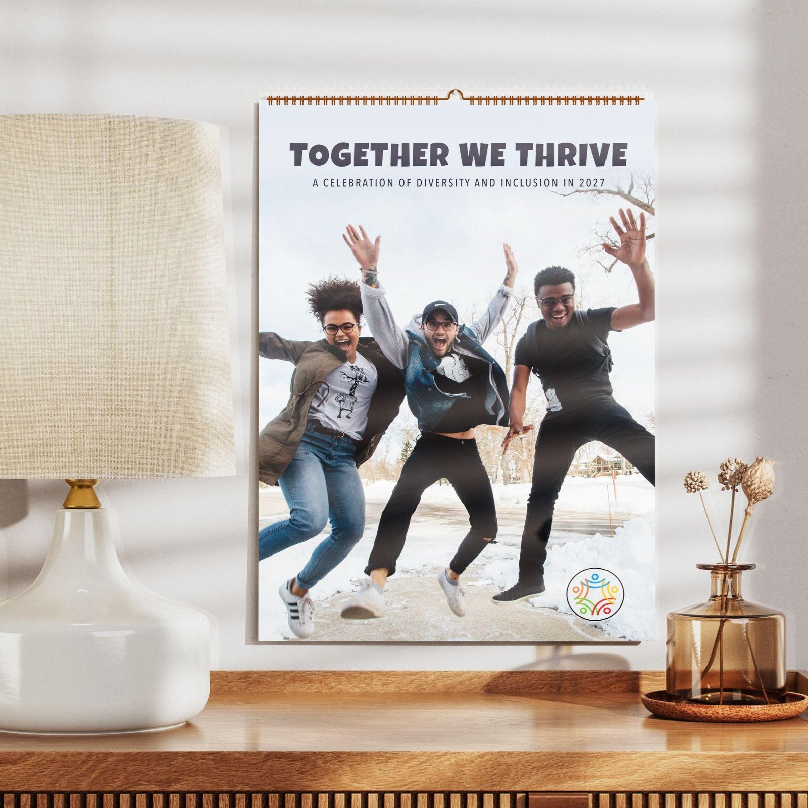 Together We Thrive 2027 diversity and inclusion wall calendar