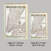 Two sizes of From Antwerp to New York 2027 wall calendar