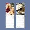 2027 wall calendar featuring cookies and ice cream sandwich photos