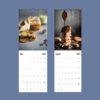 2027 wall calendar featuring cookie food photography July August